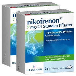 Nikofrenon 7 mg / 24 Stunden Pflaster, 2x28 St Pflaster transdermal Produktbild
