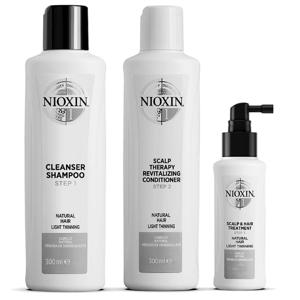 Nioxin Loyalty Kit System 1 Shampoo, Conditioner & Treatment 700 ml produkt bild