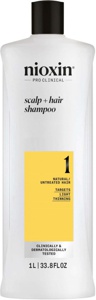 Nioxin System 1 Shampoo 1000ml produktbilde