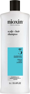 Nioxin System 3 Shampoo 1000ml produktbilde