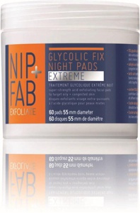 NIP+FAB Exfoliate Glycolic Fix Night Pads Extreme 60 Pcs produktbilde