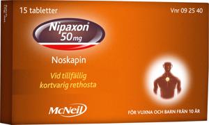 Nipaxon tablett 50 mg 15 st produkt bild