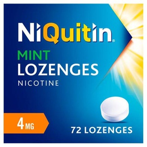 Niquitin 4mg Lozenges Mint Pack of 72 product image