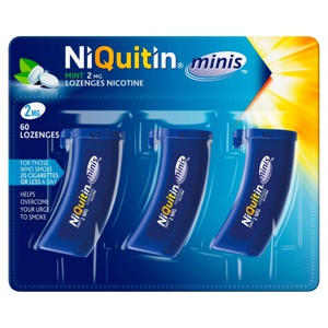 NiQuitin Mini Mint 2mg Lozenges 60s product image