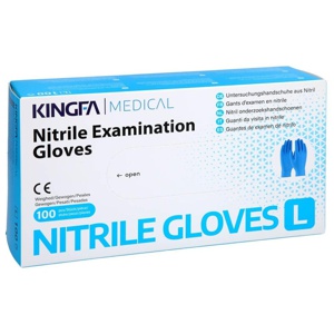 NITRIL EINMAL Handschuhe puderfrei groß Produktbild