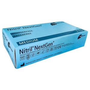NITRIL EINMAL Handschuhe puderfrei mittel Produktbild