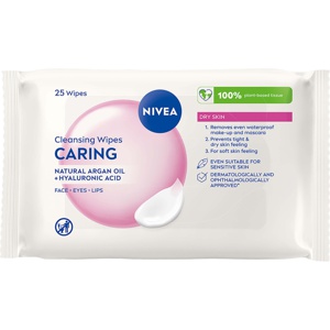 NIVEA 3-in-1 Caring Cleansing Wipes 200 ml Produktbild