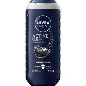 Nivea Active Clean Shower Gel Men 250 ml Produktbild