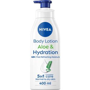 NIVEA Aloe & Hydration Pump Body Lotion 400 ml produkt bild
