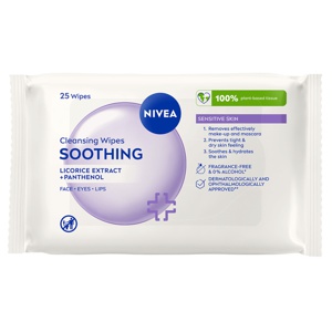 NIVEA Sensitive Cleansing Wipes, 25 stk. produktbillede