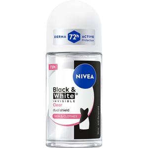 NIVEA Antiperspirant Deo Roll on Black & White Original 50 ml Produktbild