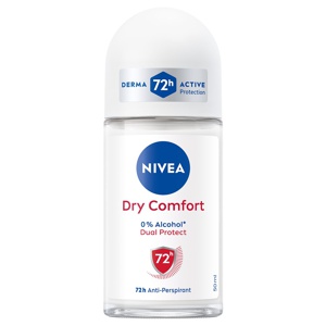 NIVEA Antiperspirant Deo Roll on Dry Comfort 50 ml Produktbild