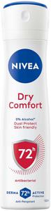 NIVEA Antiperspirant Deo Spray Dry Comfort 150 ml produkt bild