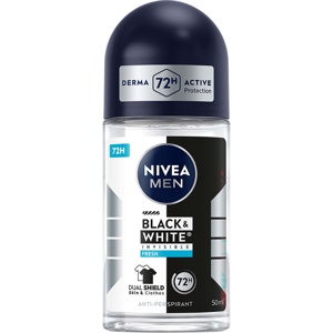 NIVEA Antitranspirant Deo Black & White Fresh Roll-On 50 ml Produktbild