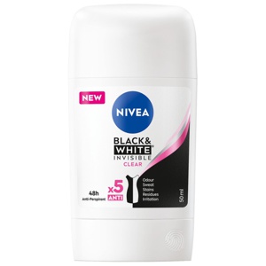 NIVEA Black & White Anti-Perspirant Stick 50 ml produkt bild