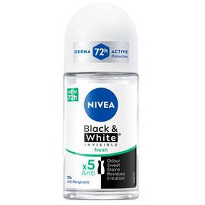Nivea Black & White Fresh Female Roll On 50 ml produktbillede