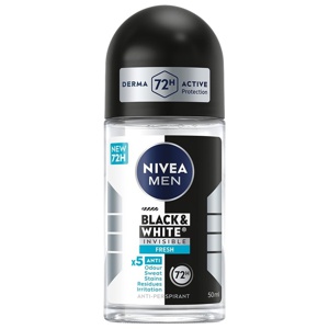 NIVEA Black & White Fresh Roll On 50 ml produkt bild