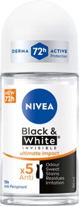 Nivea Black & White Ultimate Protect Female Roll On - 50 ml. produktbillede
