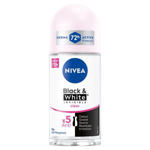 NIVEA Deo Roll-On Black&White Clear Female produkt bild