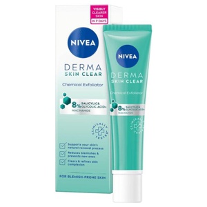 NIVEA Derma Skin Clear Night Exfoliator 40 ml produkt bild