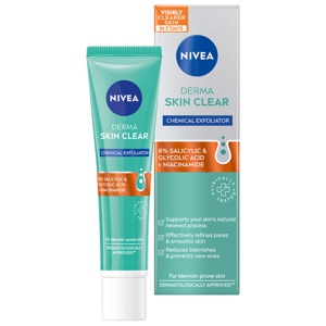 NIVEA Derma Skin Clear Night Exfoliator 40 ml produktbilde