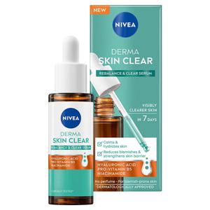 NIVEA Derma Skin Clear Rebalance & Clear serum 30 ml produkt bild