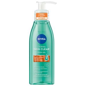 NIVEA Derma Skin Clear Wash Gel 150 ml produktbilde