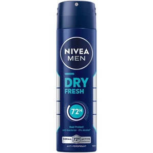 Nivea Dry Fresh Men Spray 150 ml Produktbild