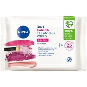 NIVEA Ansiktsservetter Gentle Cleansing Wipes 25 st produkt bild
