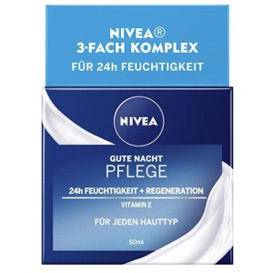 NIVEA ESSENTIALS Gute Nachtpflege 24h feuch.+reg. Produktbild