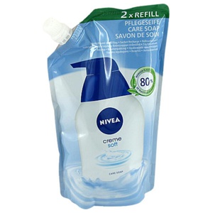 NIVEA FLÜSSIGSEIFE Creme soft Nachfüllbeutel Produktbild