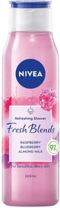 NIVEA Fresh Blends Raspberry Shower Gel 300 ml produkt bild