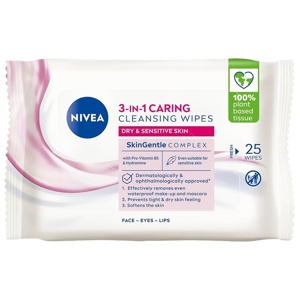 NIVEA Gentle Cleansing Wipes 25 pcs produktbilde