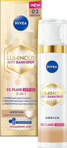 NIVEA Luminous630 Anti Dark-Spot CC Fluid 3-in-1 SPF30 Medium produktbilde