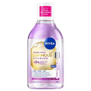 NIVEA Luminous Skin Glow Micellar Water 400 ml produkt bild