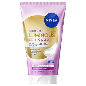 NIVEA Luminous Skin Glow Wash Gel 150 ml produkt bild