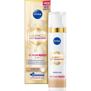NIVEA Luminous630 Anti Dark-Spot CC Fluid 3-in-1 SPF30 Medium Produktbild