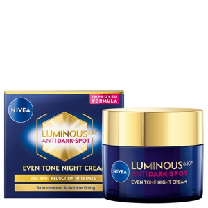NIVEA Luminous630 Anti Dark-Spot Night Cream 50 ml produktbilde