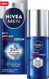 NIVEA Men Anti-Age Power Serum 2in1 Anti Dark-Spot 30 ml produktbilde