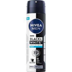 NIVEA MEN Antiperspirant Deo Black & White Fresh Spray 150 ml Produktbild