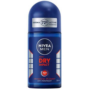 NIVEA MEN Antiperspirant Deo Roll on Dry Impact 50 ml Produktbild
