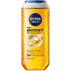 NIVEA MEN Boost Shower Gel 250 ml Produktbild