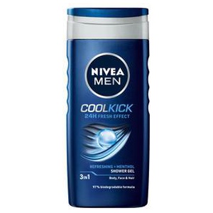 Nivea Men Cool Kick Shower Gel - 250 ml. produktbillede