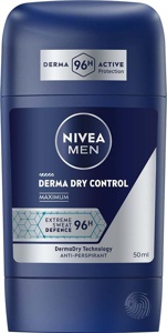 NIVEA MEN Derma Control Antiperspirant Deo Stick Dry Maximum 50 ml produktbilde