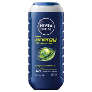 NIVEA MEN Duschtvål Energy Shower Gel 250 ml produkt bild