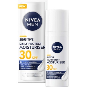NIVEA MEN Sensitive Daily Protect Moisturiser SPF30 50 ml Produktbild