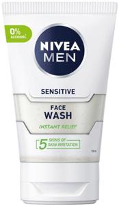 NIVEA Ansiktsrengöring Sensitive Face Wash 100 ml produkt bild