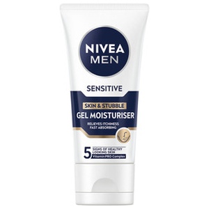 Nivea Men Sensitive Skin & Stubble Gel Moisturiser 50ml produktbillede