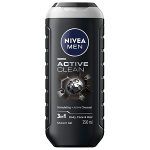 NIVEA Men Shower Active Clean 250ml produktbilde