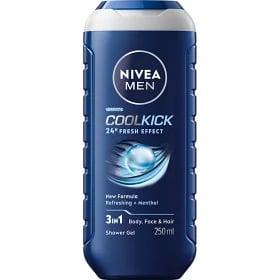 NIVEA MEN Shower Cool Kick - 250 ml produkt bild